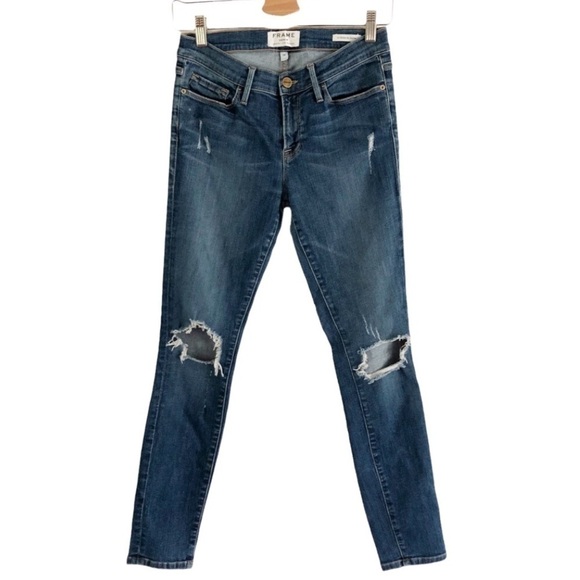 Frame Denim Denim - Frame Denim Le Skinny Jeanne Flaw 29
